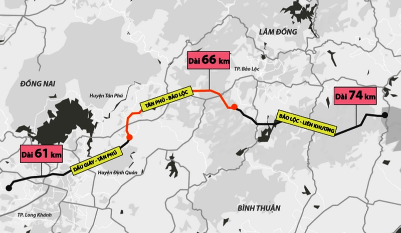 Dự kiến xây dựng cao tốc Tân Phú - Liên Khương trong năm 2023-3