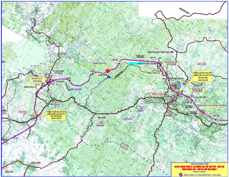 Kế hoạch xây dựng cao tốc Tân Phú - Bảo Lộc 2023-2